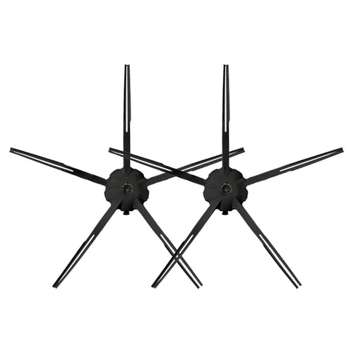 Set 2x Perie laterala compatibila Roborock S7, S7 Plus, S7 MaxV Ultra, S7 MaxV,  S6 MaxV, S6, S6, Pure, S5 Max, E4, E5, Q5, Q5 +, Negru