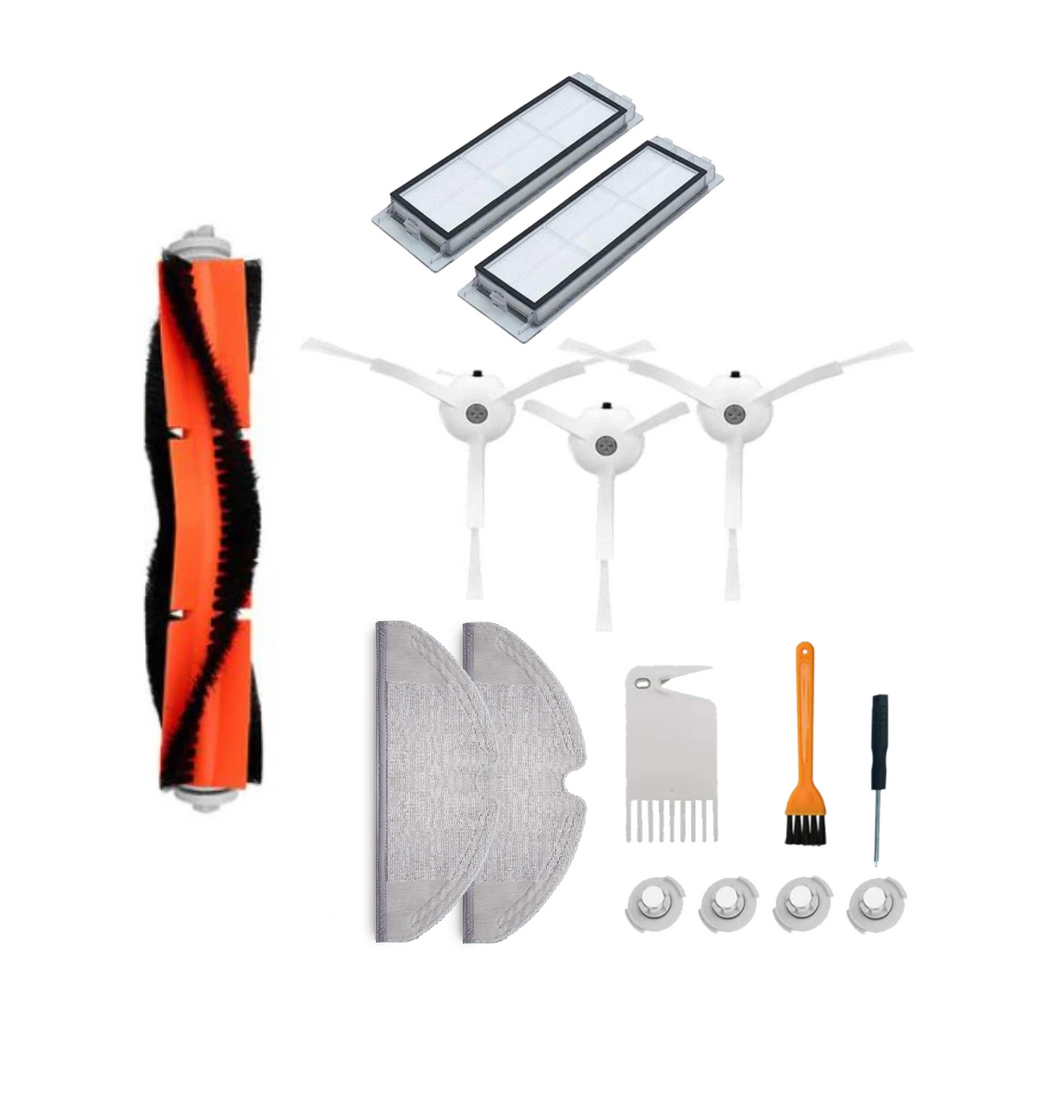 Set 15 accesorii compatibile cu Xiaomi Roborock S5 S50 S51 S55 E20 E25 E35 - AccesoriiXiaomi.ro