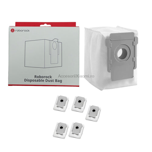 Set 6 Saci De Praf Pentru Aspiratorul Robot Roborock Q7 / S8 + / Pro Ultra S7 Maxv