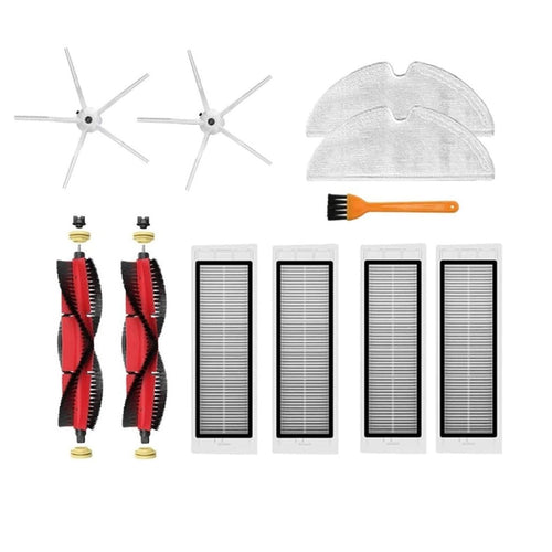 Set 11 accesorii compatibile cu Xiaomi Roborock S6 Max, S6 Pure, S6, S5 Max, E4, Alb - AccesoriiXiaomi.ro